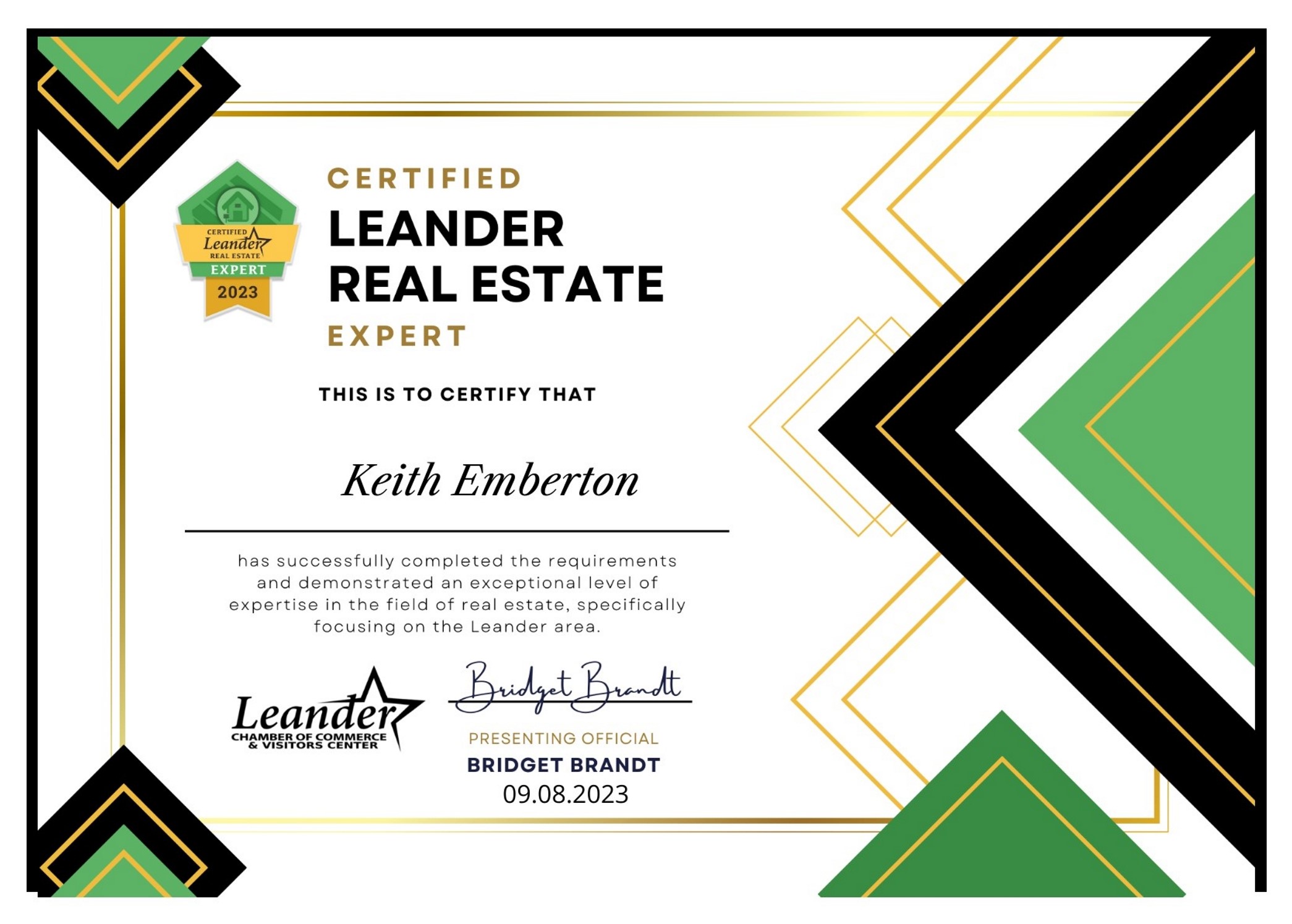 Leander Real Estate Expert 15Sep23 jpeg